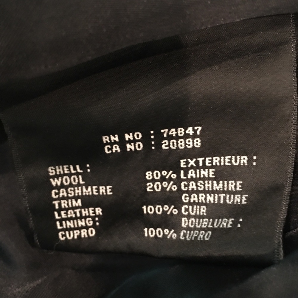 Vintage Andrew Marc Wool/Cashmere Coat - Picture 5 of 6
